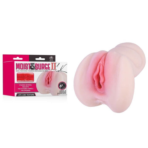 Moist and Surge II 15.2 cm Dual Layer Vagina Stroker - Realistic Butts And Vaginas