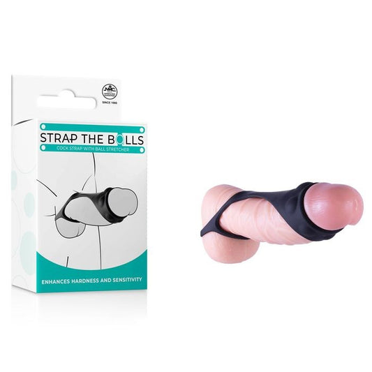 Strap The Balls Cock Strap with Ball Stretcher - Ball and Cock Toys