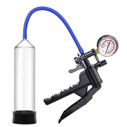 LuvPump ProXtra Professional Penis Pump with Pressure Gauge Clear