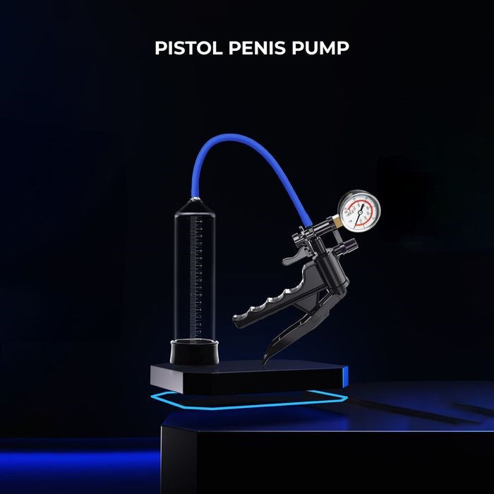 LuvPump ProXtra Professional Penis Pump with Pressure Gauge Clear - Penis Pumps And Stretchers