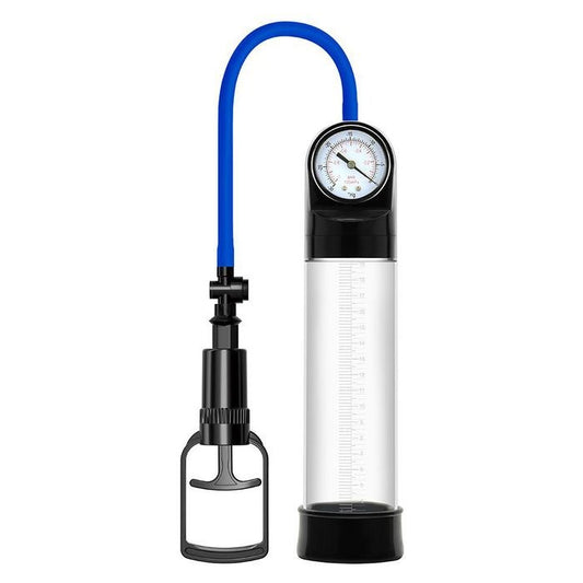 LuvPump ClassiXtra Advanced Power Penis Pump With Pressure Gauge Clear