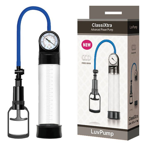 LuvPump ClassiXtra Advanced Power Penis Pump by Shots Toys - Penis Pumps And Stretchers