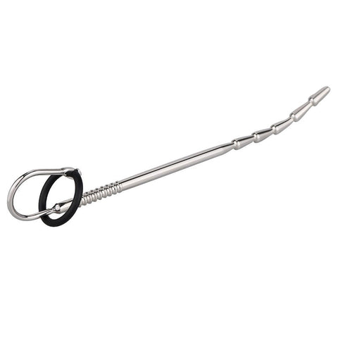 Men's Long Penis Plug with Glans Ring by BDStyle - Penis Plugs
