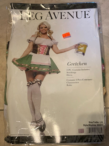 Gretchen Women's Sexy Dress Costume by Leg Avenue - Fancy Dress Ups