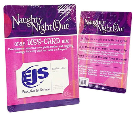 Naughty Night Out Girls Diss-card Him by Adam & Eve - Party Gifts and Novelties
