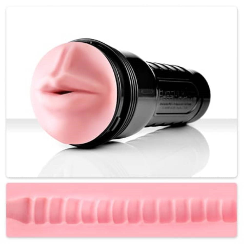 Fleshlight Pink Mouth Wonder Wave - Unparalleled Sensations - Fleshlight Male Masturbators