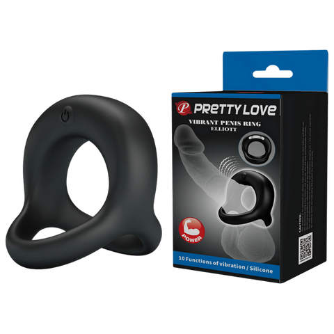 Pretty Love Elliott 10 Function Vibrant Penis Ring - Vibrating Cock Rings
