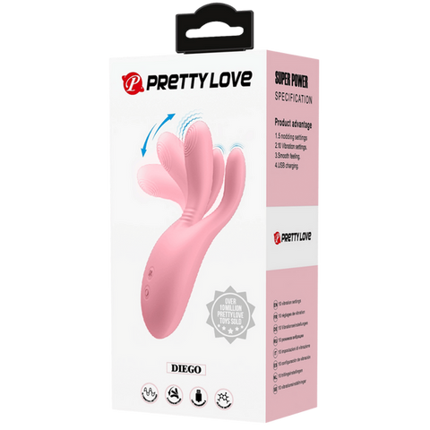 Finger Flicker Diego Rechargeable Vibrator by Baile - G-Spot Vibrators