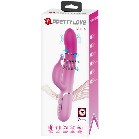 Rechargeable Shima Rabbit Vibrator by Baile - Rabbit Vibrators