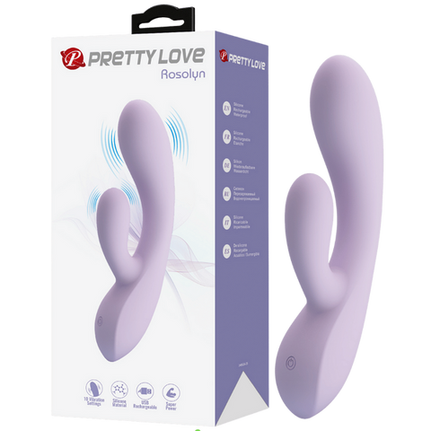 Rechargeable Rosolyn Rabbit Vibrator by Baile - Rabbit Vibrators