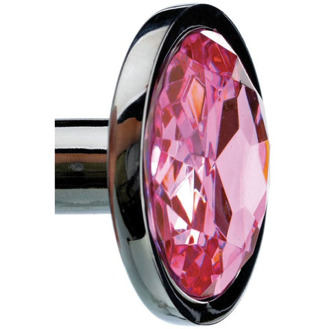 Gem Anal Plug cm Metal Butt Plug with Gem - Butt Plugs