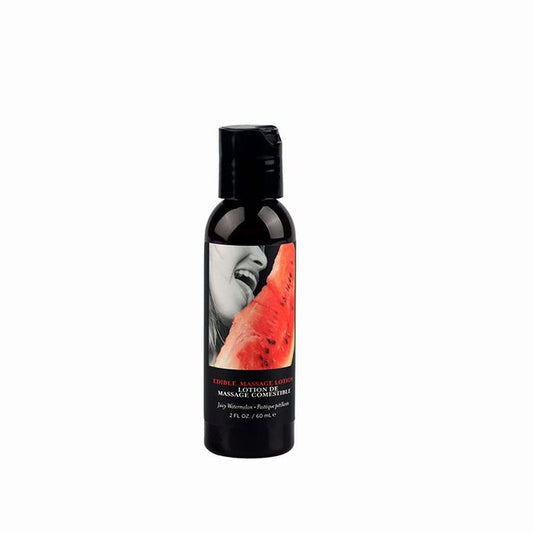 Earthly Body Edible Watermelon Flavoured Massage Lotion 60 ml