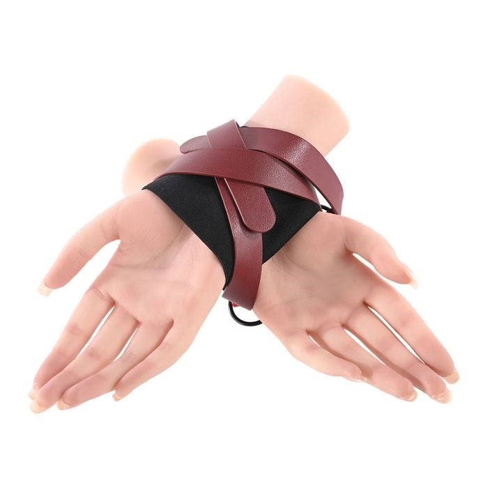 S&M Exs & Ohs Cross BDSM Cuffs by Sportsheets - Cuffs And Restraints