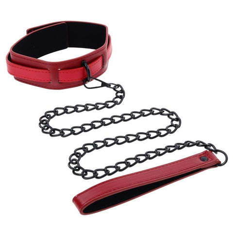 Sex and Mischief Ex's and Oh's Collar and Leash - Collars and Leads