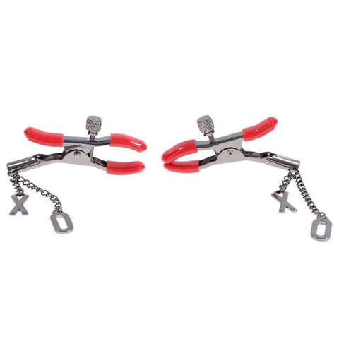 Sex and Mischief Ex's and Oh's Nipple Clamps - Nipple and Clit Clamps