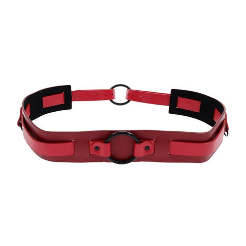 Sex and Mischief Ex's and Oh's Bound and Belted Collar - Collars and Leads