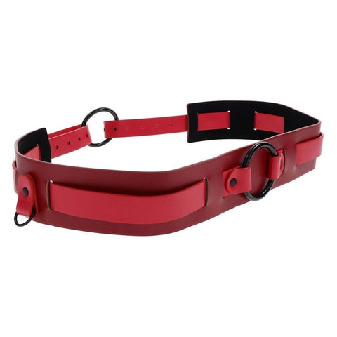 Sex and Mischief Ex's and Oh's Bound and Belted Collar - Collars and Leads
