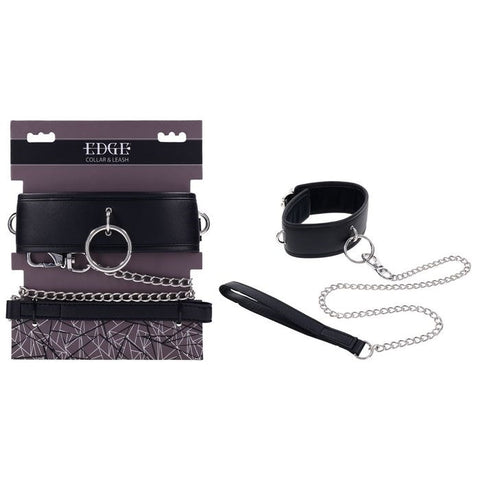 EDGE Collar & Leash Neck Restraint by Sportsheets - Collars and Leads