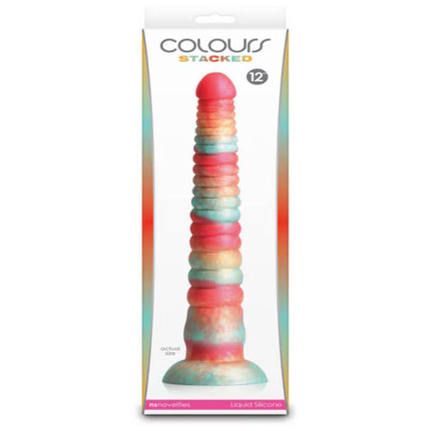 Colours Stacked. Dildo Pink by NS Novelties - Realistic Dildos