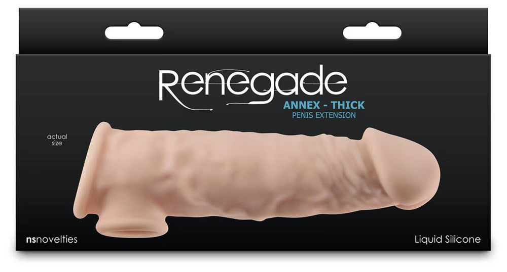 Renegade Annex Thick Silicone Penis Sleeve - Penis Sleeves and Extenders