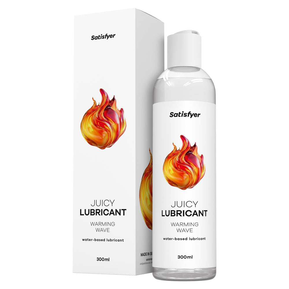 Satisfyer Juicy Warm Wave Warming Water Based Lubricant - Water Based Lubes