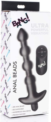 Bang Remote Control Vibrating Anal Beads by XR Brands - Anal Beads and Balls