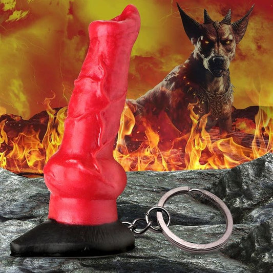 XR Brands Creature Cocks Hell-Hound Fantasy Dildo Keyring
