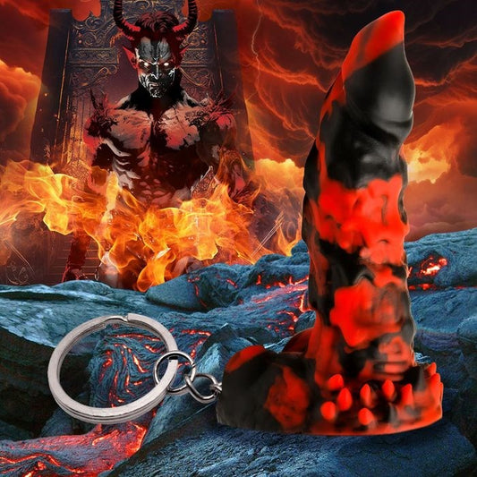 XR Brands Creature Cocks Fire Demon Fantasy Dildo Keyring