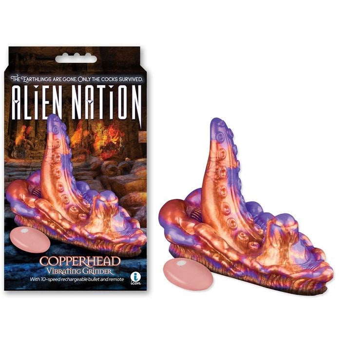 Icon Brands Alien Nation Copperhead Vibrating Grinder Pad - Vibrating Dildos