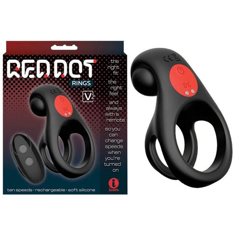 Dot Rings V2 Cock & Ball Ring by Icon Brands - Vibrating Cock Rings