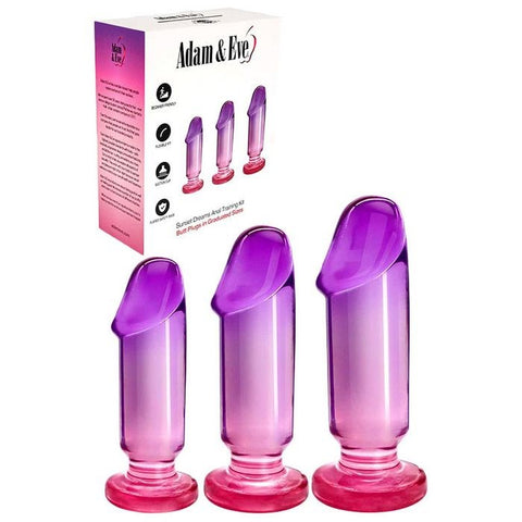 Sunset Dreams Anal Training Kit by Adam & Eve - Butt Plugs
