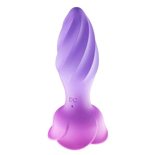 Adam & Eve Rotating & Vibrating ROSE Anal PLUG Pink