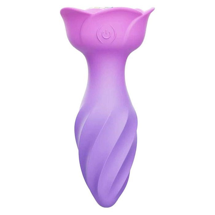 Adam & Eve Rotating & Vibrating ROSE Anal PLUG Pink - Butt Plugs