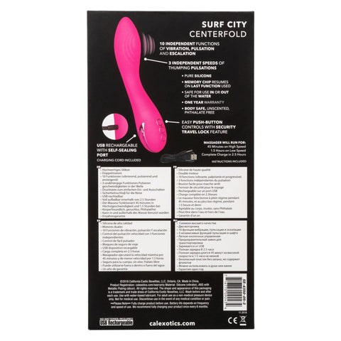 Surf City Centerfold G Spot Vibrator by California Exotics - G-Spot Vibrators