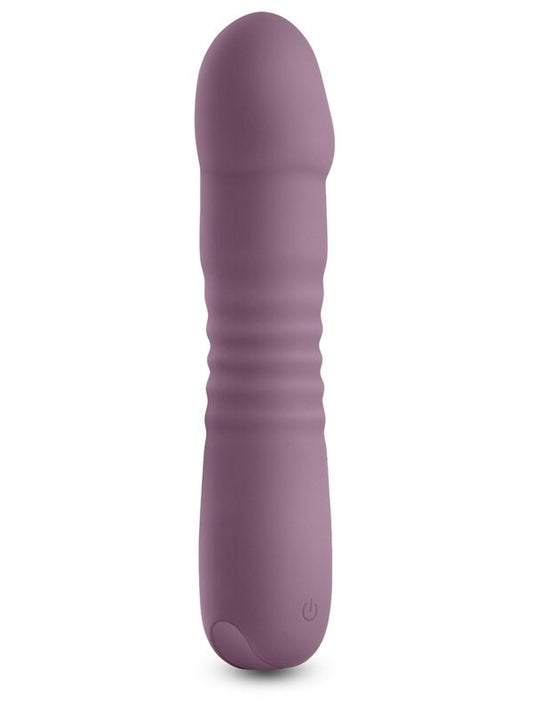 NS Novelties Lust-n-Dreams Poise Vibrating Dildo Mauve