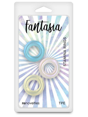 Fantasia Stamina Rings Multicolor by NS Novelties - Cock Ring Sets