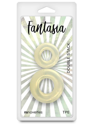 Fantasia Double Stack Cock Ring Set by NS Novelties - Cock Ring Sets