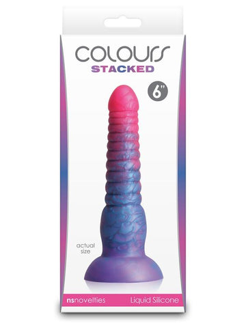 Colours Stacked 6 Inch Realistic Dildo by NS Novelties - Realistic Dildos