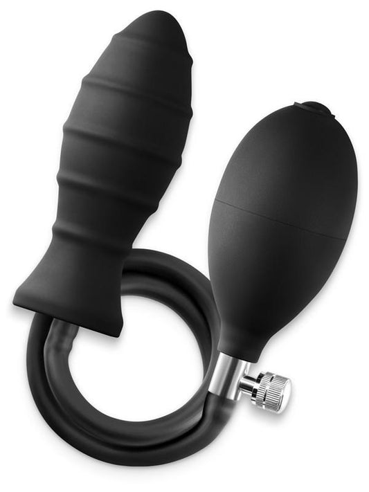Renegade InflataPlay Inflatable Butt Plug Black