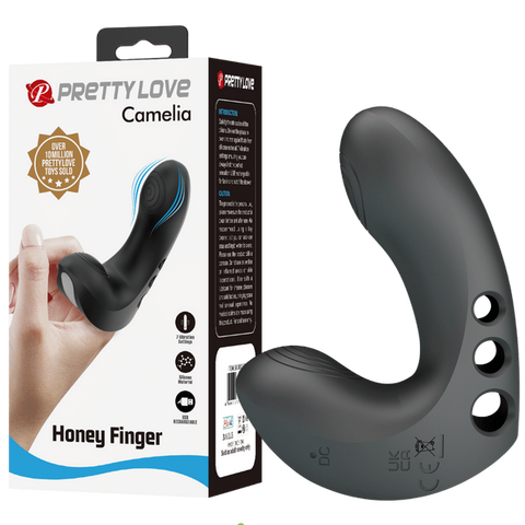 Honey Finger Camelia Finger Vibrator by Baile - Finger and Tongue Vibrators