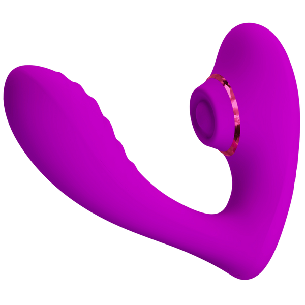 Pretty Love Nauty Rechargeable Clitoral Stimulator Purple - Clit Ticklers and Pulsators