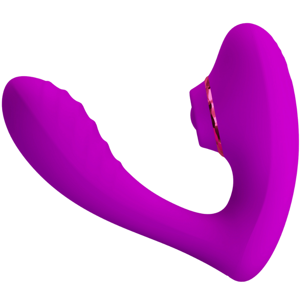 Pretty Love Nauty Rechargeable Clitoral Stimulator Purple - Clit Ticklers and Pulsators