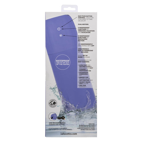 CalExotics Connect Stroker with Vibration and Suction - Masturbators and Strokers