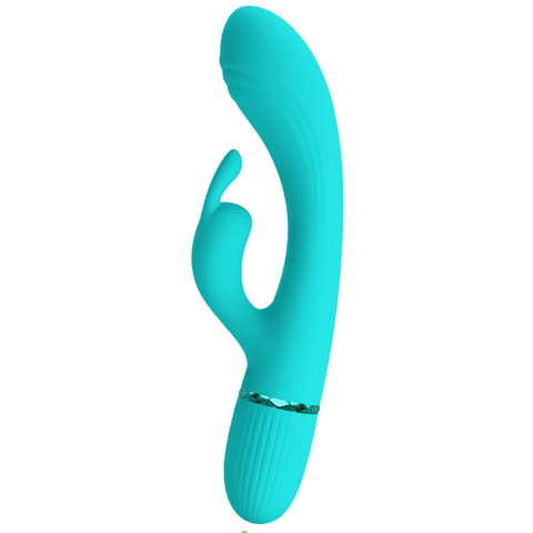 Super Soft Silicone Dual Motor Scocco Rabbit Vibrator - Rabbit Vibrators