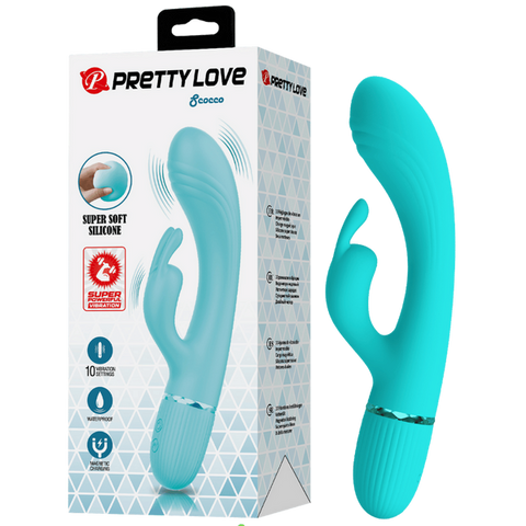 Super Soft Silicone Dual Motor Scocco Rabbit Vibrator - Rabbit Vibrators