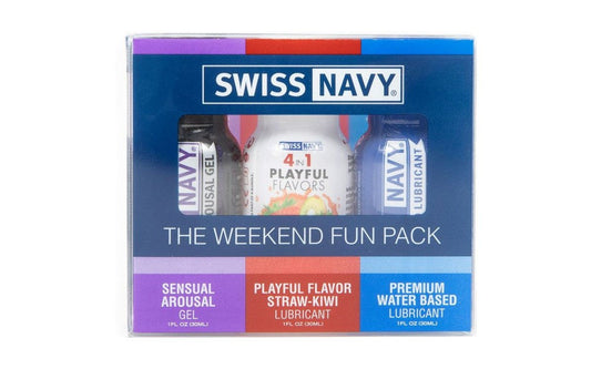 Swiss Navy Weekend Fun Pack Anal Silicone Lubricant