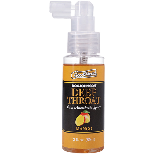 Doc Johnson GoodHead Mango Flavoured Deep Throat Spray 59ml