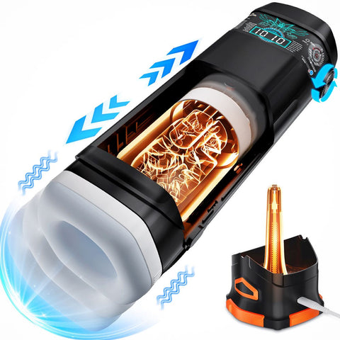CyberSkin The Titan & Auto Masturbator with Heater - Masturbators and Strokers