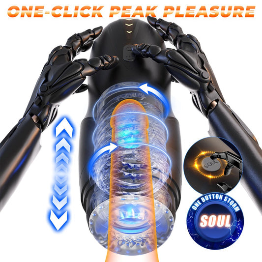 CyberSkin The Galaxy Voy & Auto Masturbator with Heater - Masturbators and Strokers