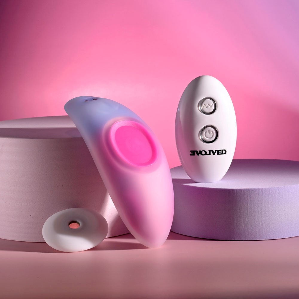 Evolved PARADISE Remote Control Panty Vibrator Pink/Purple - Remote Control Vibrators